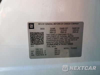 Zdjęcie 13 z 14 samochodu: 2019 CHEVROLET EQUINOX PREMIER VIN:2GNAXNEV7K6273665 - miniatura