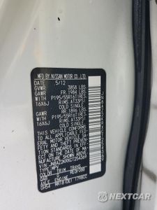 Zdjęcie 14 z 14 samochodu: 2012 NISSAN CUBE BASE VIN:JN8AZ2KRXCT254369 - miniatura