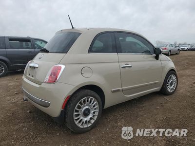 Trzecie zdjęcie samochodu z tyłu: 2012 FIAT 500 LOUNGE VIN:3C3CFFCR6CT118235 - miniatura