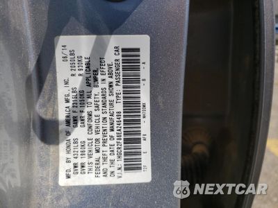 Zdjęcie 12 z 14 samochodu: 2014 HONDA ACCORD EXL VIN:1HGCR2F86EA246498 - miniatura