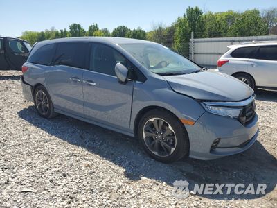 Czwarte zdjęcie samochodu z boku: 2023 HONDA ODYSSEY ELITE VIN:5FNRL6H93PB051458 - miniatura