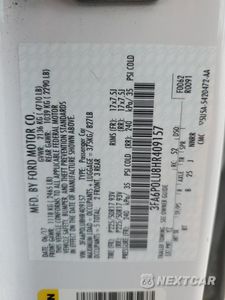 Zdjęcie 12 z 13 samochodu: 2017 FORD FUSION SE HYBRID VIN:3FA6P0LU8HR409157 - miniatura
