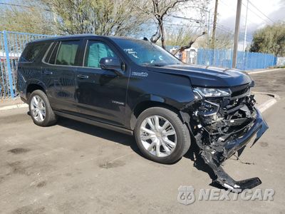 Czwarte zdjęcie samochodu z boku: 2024 CHEVROLET TAHOE K1500 HIGH COUNTRY VIN:1GNSKTKL8RR236410 - miniatura