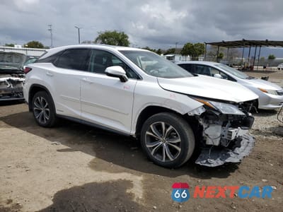 Czwarte zdjęcie samochodu z boku: 2019 LEXUS RX 450H BASE VIN:2T2BGMCA0KC039451 - miniatura