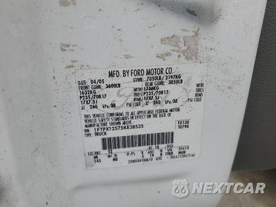 Zdjęcie 12 z 12 samochodu: 2005 FORD F150 VIN:1FTPX12575KE38535 - miniatura