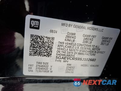 Zdjęcie 13 z 14 samochodu: 2025 BUICK ENCLAVE AVENIR VIN:5GAEVCRS9SJ102683 - miniatura