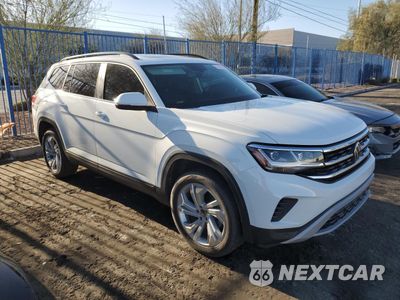 Czwarte zdjęcie samochodu z boku: 2022 VOLKSWAGEN ATLAS SE VIN:1V2KR2CA8NC534267 - miniatura