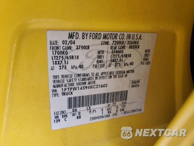 Zdjęcie 14 z 14 samochodu: 2004 FORD F150 SUPERCREW VIN:1FTPW14594KC21602 - miniatura