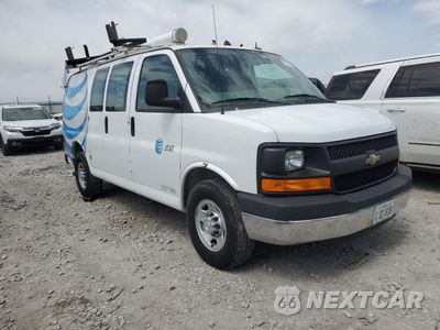 Czwarte zdjęcie samochodu z boku: 2014 CHEVROLET EXPRESS G2500 VIN:1GCWGFCA2E1914863 - miniatura