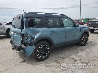 Trzecie zdjęcie samochodu z tyłu: 2021 FORD BRONCO SPORT OUTER BANKS VIN:3FMCR9C68MRA03818 - miniatura