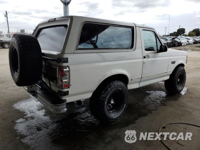 Trzecie zdjęcie samochodu z tyłu: 1993 FORD BRONCO U100 VIN:1FMEU15H0PLA78054 - miniatura