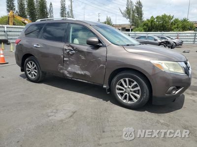 Czwarte zdjęcie samochodu z boku: 2015 NISSAN PATHFINDER S VIN:5N1AR2MN8FC709578 - miniatura