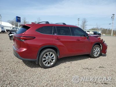 Trzecie zdjęcie samochodu z tyłu: 2023 TOYOTA HIGHLANDER L VIN:5TDKDRBH7PS046372 - miniatura