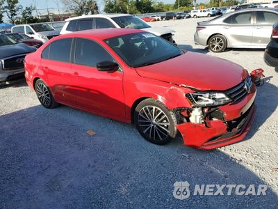 Czwarte zdjęcie samochodu z boku: 2016 VOLKSWAGEN JETTA SPORT VIN:3VWD17AJ6GM320507 - miniatura