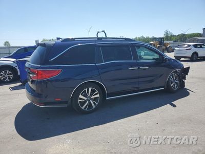 Trzecie zdjęcie samochodu z tyłu: 2023 HONDA ODYSSEY TOURING VIN:5FNRL6H80PB071626 - miniatura