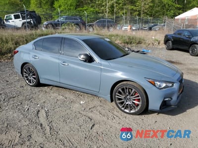 Czwarte zdjęcie samochodu z boku: 2024 INFINITI Q50 RED SPORT 400 VIN:JN1FV7DR6RM680539 - miniatura