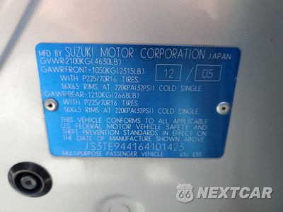 Zdjęcie 15 z 15 samochodu: 2006 SUZUKI GRAND VITARA XSPORT VIN:JS3TE944164101423 - miniatura