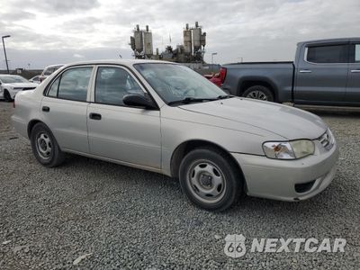 Czwarte zdjęcie samochodu z boku: 2002 TOYOTA COROLLA CE VIN:1NXBR12E12Z653554 - miniatura
