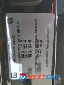Zdjęcie 13 z 13 samochodu: 2022 CADILLAC ESCALADE ESV PREMIUM LUXURY PLATINUM VIN:1GYS4MKL1NR140583 - miniatura