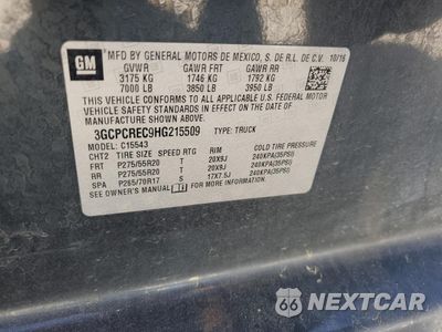 Zdjęcie 12 z 12 samochodu: 2017 CHEVROLET SILVERADO C1500 LT VIN:3GCPCREC9HG215509 - miniatura