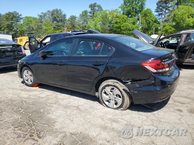 Drugie zdjęcie samochodu z przodu: 2015 HONDA CIVIC LX VIN:19XFB2F58FE200319 - miniatura