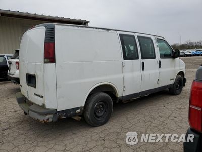 Trzecie zdjęcie samochodu z tyłu: 2002 CHEVROLET EXPRESS G1500 VIN:1GCEG15WX21194148 - miniatura