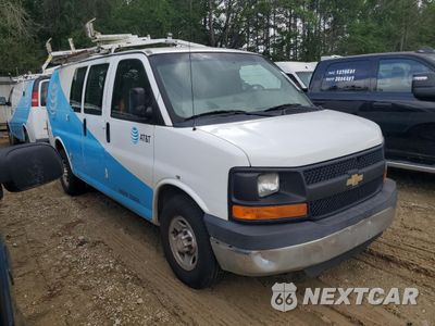 Czwarte zdjęcie samochodu z boku: 2014 CHEVROLET EXPRESS G2500 VIN:1GCWGFCA1E1913848 - miniatura