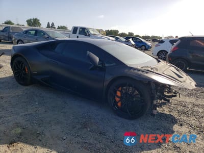 Czwarte zdjęcie samochodu z boku: 2015 LAMBORGHINI HURACAN VIN:ZHWUC1ZF7FLA00780 - miniatura