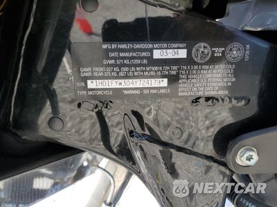 Zdjęcie 9 z 9 samochodu: 2004 HARLEY-DAVIDSON FLHRSI VIN:1HD1FYW304Y724179 - miniatura