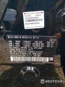 Zdjęcie 13 z 14 samochodu: 2021 HONDA HR-V SPORT VIN:3CZRU6H10MM755514 - miniatura
