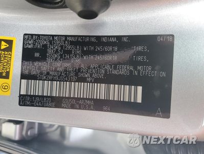 Zdjęcie 13 z 15 samochodu: 2018 TOYOTA HIGHLANDER SE VIN:5TDKZRFH9JS543197 - miniatura