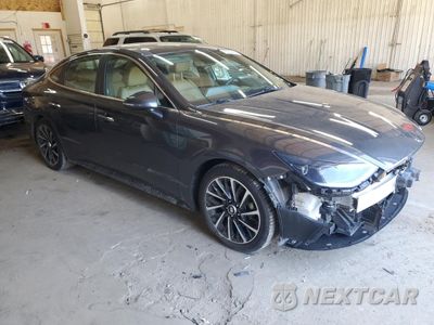 Czwarte zdjęcie samochodu z boku: 2021 HYUNDAI SONATA LIMITED VIN:5NPEH4J24MH073905 - miniatura