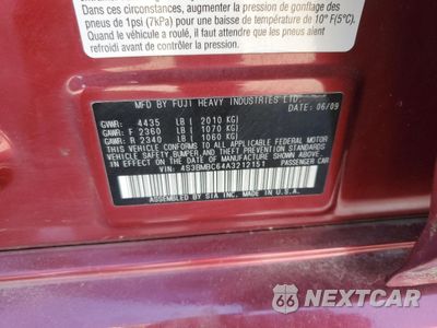 Zdjęcie 12 z 12 samochodu: 2010 SUBARU LEGACY 2.5I PREMIUM VIN:4S3BMBC64A3212151 - miniatura