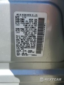 Zdjęcie 14 z 14 samochodu: 2010 NISSAN ROGUE S VIN:JN8AS5MVXAW126287 - miniatura