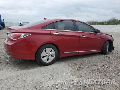 Trzecie zdjęcie samochodu z tyłu: 2013 HYUNDAI SONATA HYBRID VIN:KMHEC4A4XDA081624 - miniatura