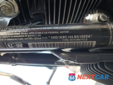 Zdjęcie 9 z 10 samochodu: 2020 HARLEY-DAVIDSON FLHX VIN:1HD1KBC16LB619224 - miniatura