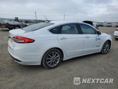Trzecie zdjęcie samochodu z tyłu: 2017 FORD FUSION SE HYBRID VIN:3FA6P0LU3HR408966 - miniatura