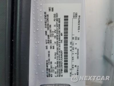 Zdjęcie 12 z 12 samochodu: 2018 FORD ESCAPE SEL VIN:1FMCU9HD7JUA44287 - miniatura