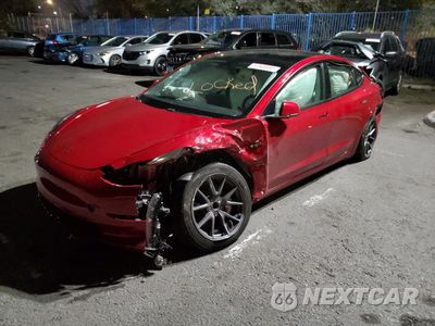 2021 TESLA MODEL 3 5YJ3E1EA9MF070657 - główne zdjęcie licytacji z USA - miniatura