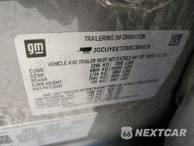 Zdjęcie 12 z 13 samochodu: 2021 CHEVROLET SILVERADO K1500 RST VIN:3GCUYEET2MG389929 - miniatura