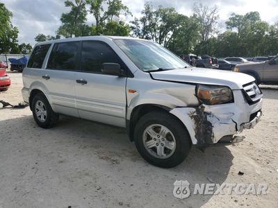 Czwarte zdjęcie samochodu z boku: 2006 HONDA PILOT LX VIN:5FNYF28116B017569 - miniatura