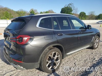 Trzecie zdjęcie samochodu z tyłu: 2022 BMW X3 SDRIVE30I VIN:5UX43DP06N9M96669 - miniatura