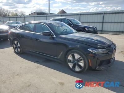 Czwarte zdjęcie samochodu z boku: 2024 BMW I4 EDRIVE 40 VIN:WBY73AW06RFS53318 - miniatura