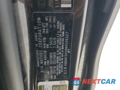 Zdjęcie 14 z 17 samochodu: 2022 KIA CARNIVAL EX VIN:KNDNC5H38N6096327 - miniatura
