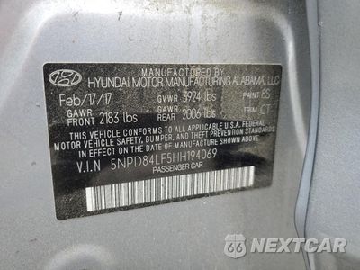 Zdjęcie 14 z 14 samochodu: 2017 HYUNDAI ELANTRA SE VIN:5NPD84LF5HH194069 - miniatura