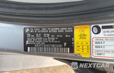 Zdjęcie 10 z 11 samochodu: 2007 BMW X3 3.0SI VIN:WBXPC93407WF00391 - miniatura