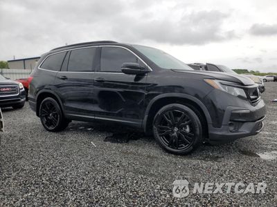 Czwarte zdjęcie samochodu z boku: 2021 HONDA PILOT SE VIN:5FNYF5H2XMB000602 - miniatura