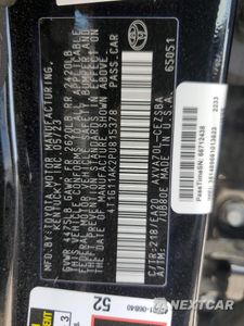 Zdjęcie 12 z 12 samochodu: 2023 TOYOTA CAMRY SE NIGHT SHADE VIN:4T1G11AK2PU815378 - miniatura