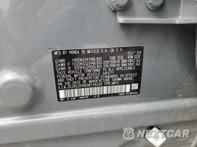 Zdjęcie 12 z 12 samochodu: 2025 HONDA HR-V SPORT VIN:3CZRZ2H56SM749226 - miniatura
