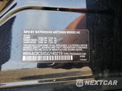 Zdjęcie 12 z 14 samochodu: 2016 BMW 428 XI GRAN COUPE SULEV VIN:WBA4C9C5XGG140219 - miniatura